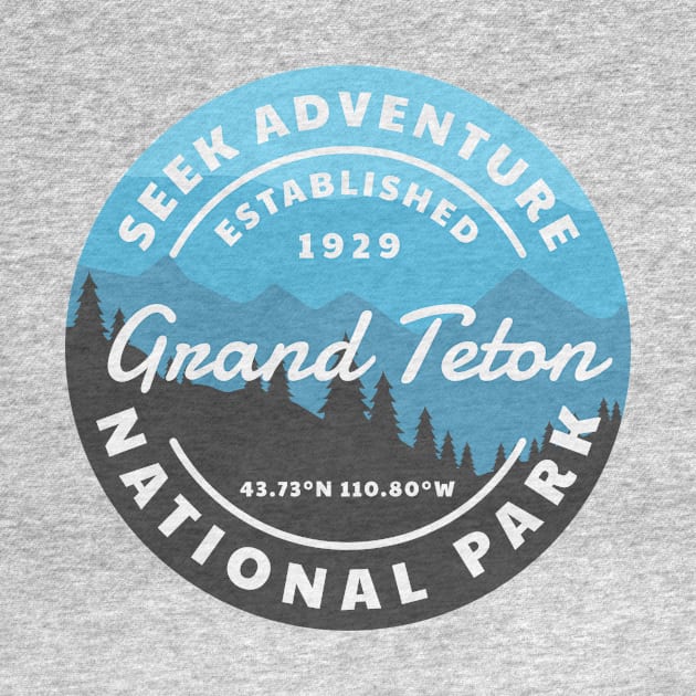 Grand Teton National Park Retro by roamfree